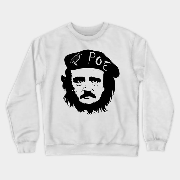 Edgar Allan Poe Che Guevarra Crewneck Sweatshirt by pelagio